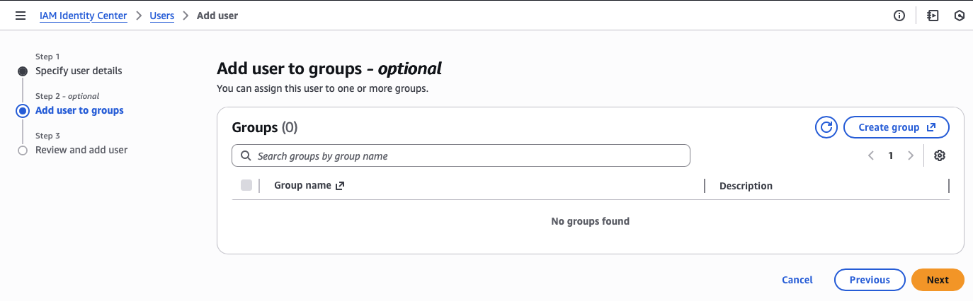 create new user details